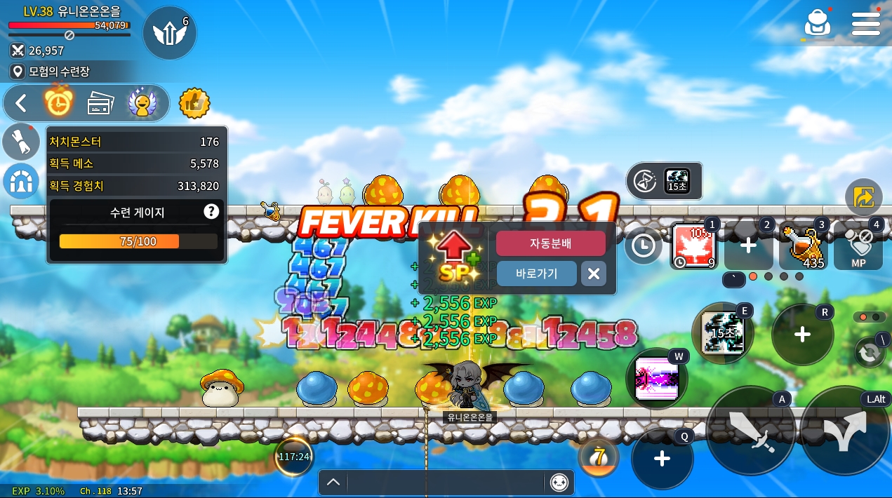 PC메이플스토리 뉴비가 해야 되는 메이플스토리 M 육성 정보 #지하철게임 | Peak