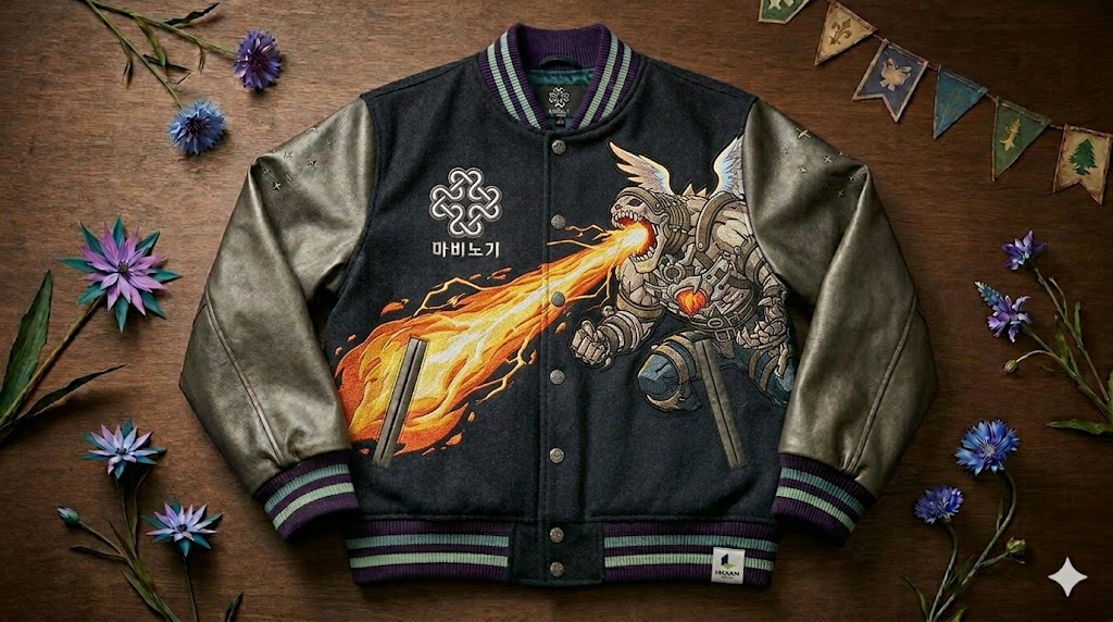 Glas Ghaibhleann varsity jacket