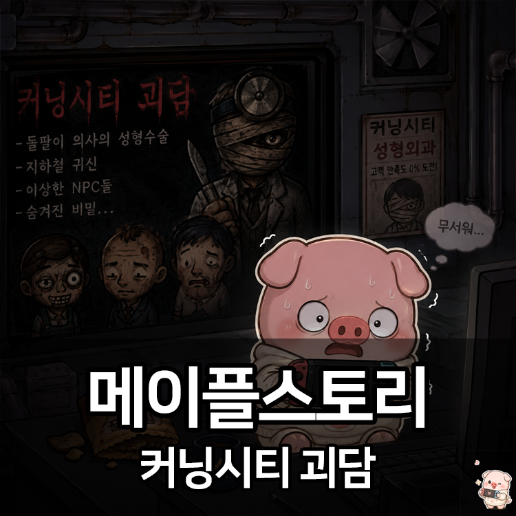 [피크 챌린지] 가장 기억에 남는 메이플스토리 괴담, 커닝시티 니오라 병원