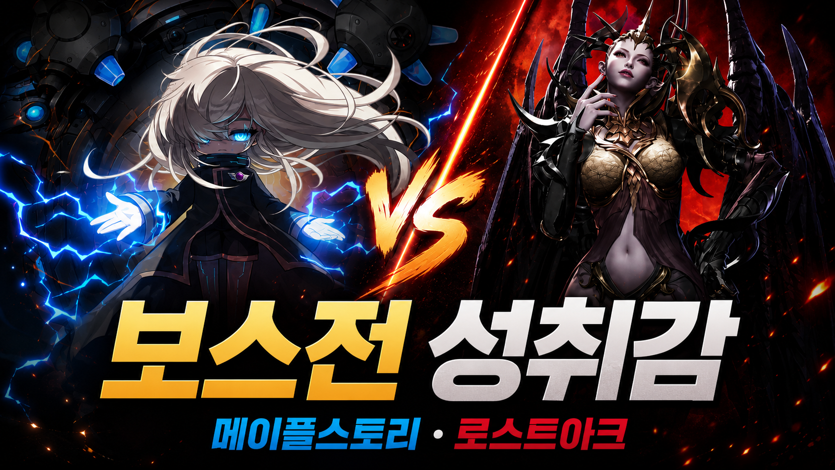 [피크 챌린지] 마참내 클리어! 메이플스토리와 로스트아크 보스전의 성취감