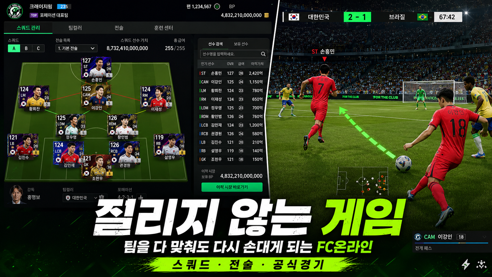 [피크 챌린지] 팀을 다 맞춰도 다시 손대게 되는 게임, FC온라인