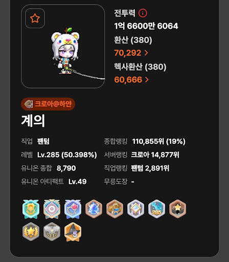 [피크 챌린지] 메이플스토리, 보스 클리어 목표 하나로 스펙업에 빠져든 이야기