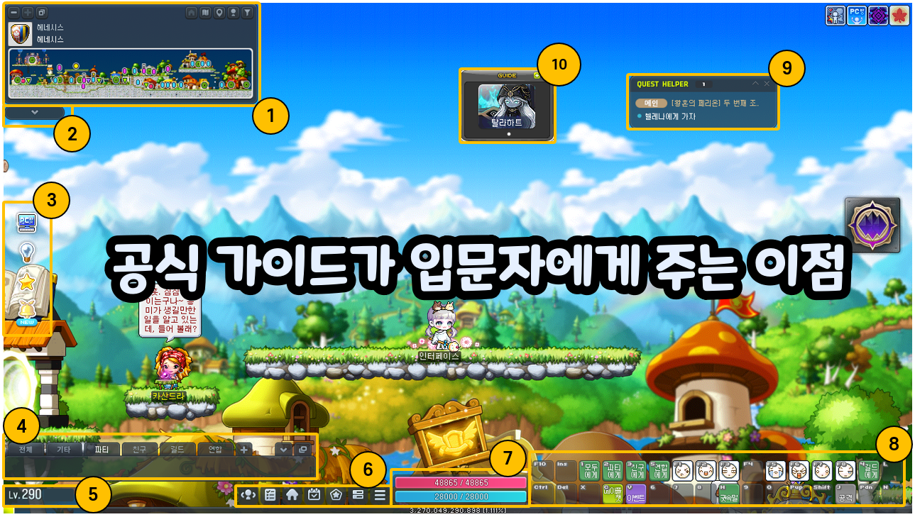 메이플스토리 공식 가이드가 입문자에게 주는 이점