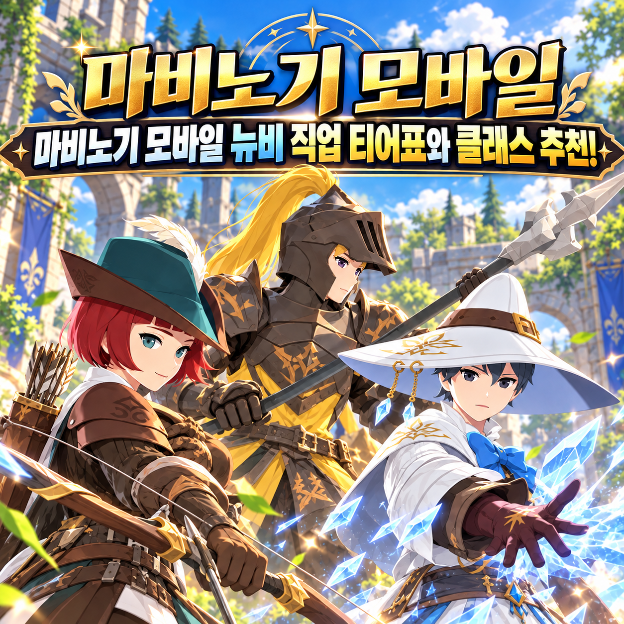마비노기 모바일 뉴비 직업 티어표와 클래스 추천, 모바일RPG직업추천