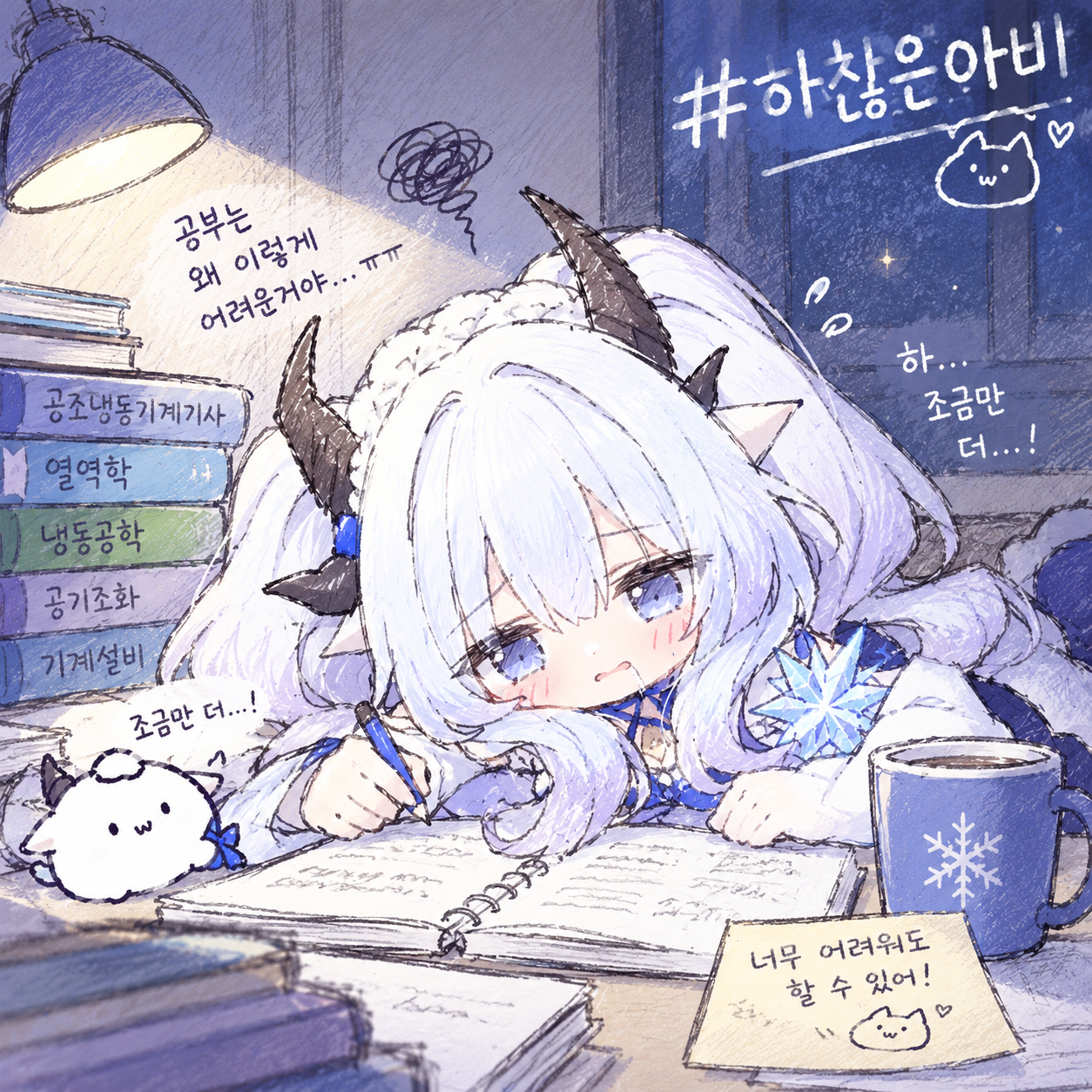 공부하는 아비